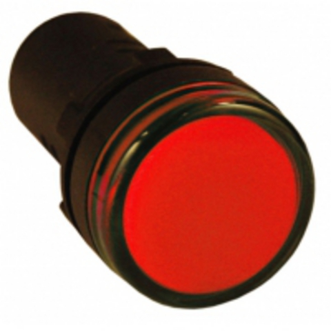 Лампа AD-22DS(LED)матрица d22мм красный 230В TDM