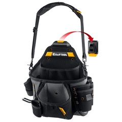 KRAFTOOL KPB-20 поясная сумка с быстросъёмным креплением FastClip, 320 х 310 мм (38767)