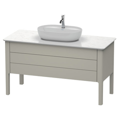 Duravit Luv LU956606060 База напольная, 743x1388x570,1 2 выдв.ящика, цвет серо-коричневый шелковисто-матовый фото