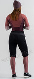 Элитный лыжный комплект жилет + шорты женский Noname Ski Vest-Shorts Black
