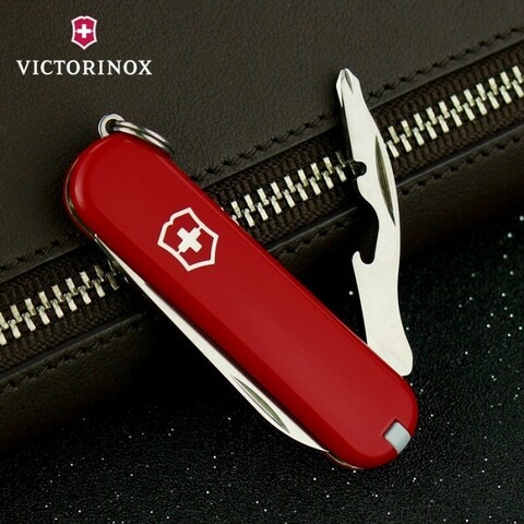 Нож-брелок Victorinox Rally, 58 mm, 9 функций, Red (0.6163)