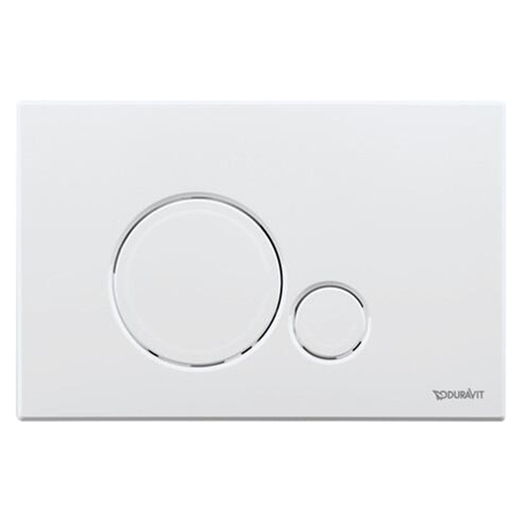Duravit DuraSystem WD5010011000/WF5120011010 Клавиша смыва, для унитаза, шгв 230*6,5*150,5, цвет-белый