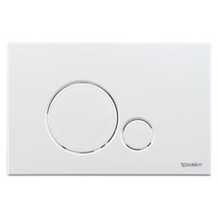 Duravit DuraSystem WD5010011000/WF5120011010 Клавиша смыва, для унитаза, шгв 230*6,5*150,5, цвет-белый фото
