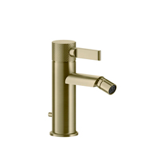 Gessi Inciso 58007#727 Смеситель для биде на 1 отверстие с донным клапаном Цвет: brushed brass pvd фото