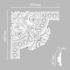 Угол Decomaster 98703-1 380х380х40мм