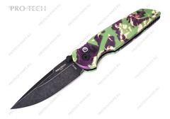 Нож Pro-Tech TR-3 Integrity KW Exclusive Mardi Gras Camo BLACKWASH 
