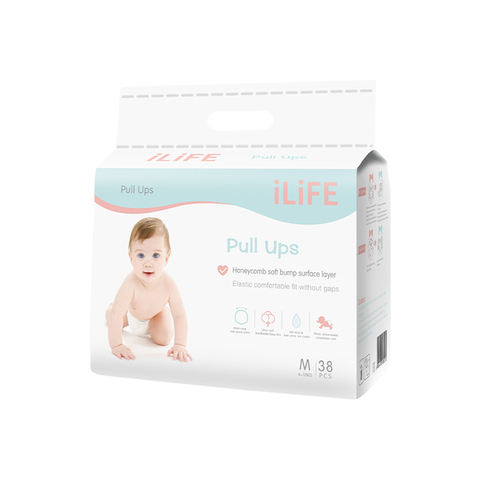 (0.5pv)iLiFE 38pcs pull ups (M) iLiFE Подтягивающие детские трусики 38 шт. (размер М)