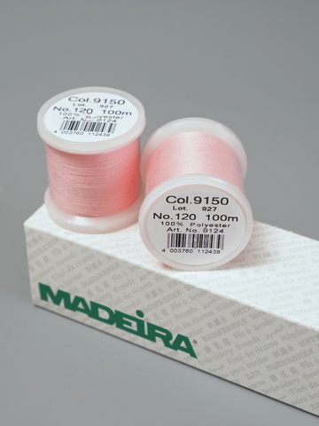 Нитки швейные Madeira aerofil №120 Col. 9150 светло-розовый (100 м)