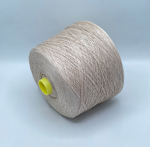 Бобинная пряжа, Frescolino, 500м, 100%Лен, Светло-бежевый, 39810