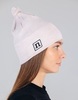Лыжная шапка с помпоном Noname XC Knit cream white - 10