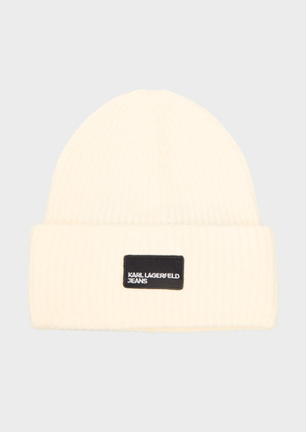 Шапка KARL LAGERFELD JEANS Patch Long Beanie