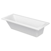 Duravit D-Code 700099000000000 Ванна акриловая прямоугольная 1700х500 мм см, встраиваемая, с 1 наклоном для спины, выпуск центральный , цвет белый