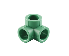 Тройник двухплоскостной RIIFO Alba PP-R 20-20-20 зеленый, уп 5 шт
