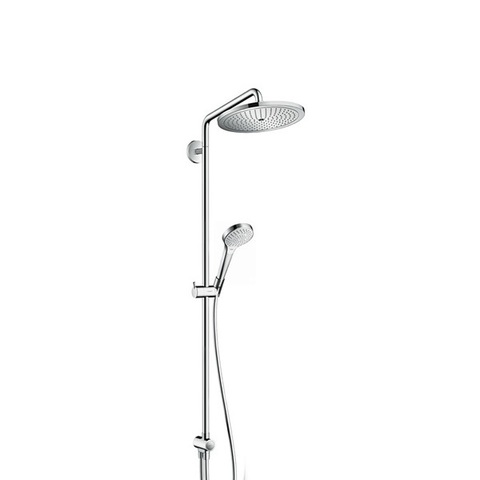 Hansgrohe Croma Select S 26793000 Душевая система внешнего монтажа 122,4 см с верхней лейкой 28х28 см