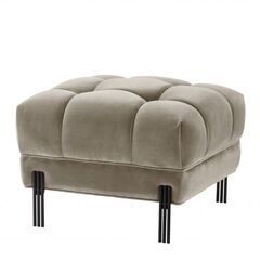 Пуф SIENNA, Savona greige velvet