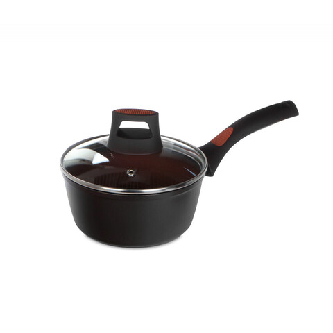 Ковш с крышкой, 1,6 л, диам. 16 см KITCHENSTAR Terra арт.A123FAK-0416B
