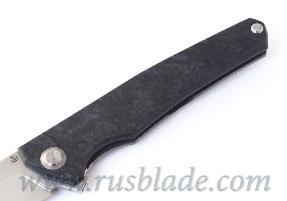 Cheburkov Hudson Semi Custom M390 marble CF - фотография 
