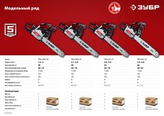 ЗУБР 40 см3, 40 см, бензопила (ПБЦ-М40-40)