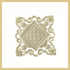1306 Молд силиконовый. Орнамент Накладка квадратная.