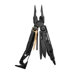 Фото Мультитул Leatherman MUT Black, сталь 420НС, 16 инструментов с зеленым чехлом