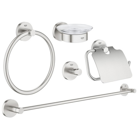 GROHE Essentials 40344DC1 Комплект аксессуаров для ванной