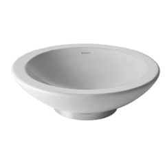 Duravit Bagnella 451400000 Раковина накладная круглая 40 см, без перелива. с креплениями, цвет белый фото