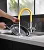 Lemark Comfort LM3075C-Yellow Смеситель для кухни Хром Желтый