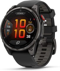 Умные часы Garmin Fenix 8 Pro 51 мм AMOLED Sapphire Titanium Серый | Carbon Gray (010-03199-00 | 010-03199-01)