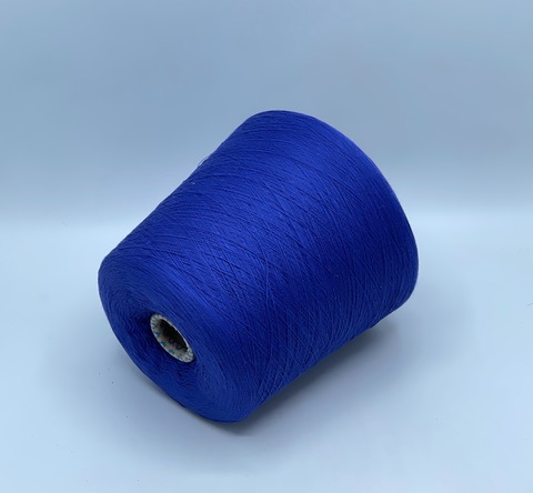 Бобинная пряжа,Cotton , 2540м. 100%Хлопок, Сине-фиолетовый(998), 39216