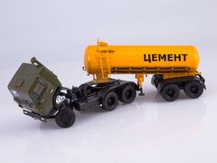 KAMAZ-54112 with semitrailer-cement TC-11 1:43 PAO KAMAZ