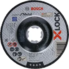 Отрезной диск Metal X-LOCK 125x2,5x22,23 BOSCH 2608619257