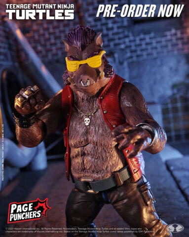 Фигурка Бибоп с комиксом IDW Publishing Teenage Mutant Ninja Turtles: Bebop & Rocksteady