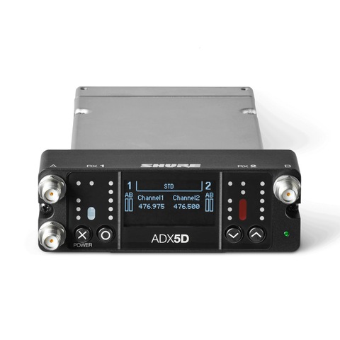 Цифровой двухканальный портативный приёмник ADX5D Shure ADX5D=-A