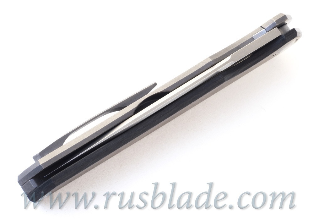 Cheburkov Hudson Semi Custom M390 marble CF - фотография 