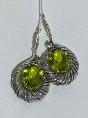 Элеонора (серьги из серебра)