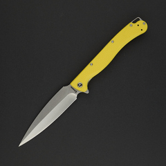 Фото Складной нож Daggerr Vendetta Yellow SW DL, сталь 8Cr14MoV, рукоять FRN желтый