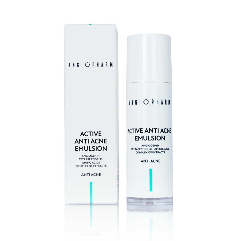 Активная эмульсия для проблемной кожи ANGIOPHARM Active Anti Acne Emulsion 30мл