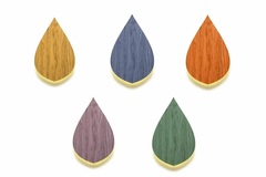Настенный светильник VITA Leaf COLOR