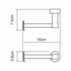 WasserKRAFT Isen K-4096 Держатель туалетной бумаги, цвет: хром