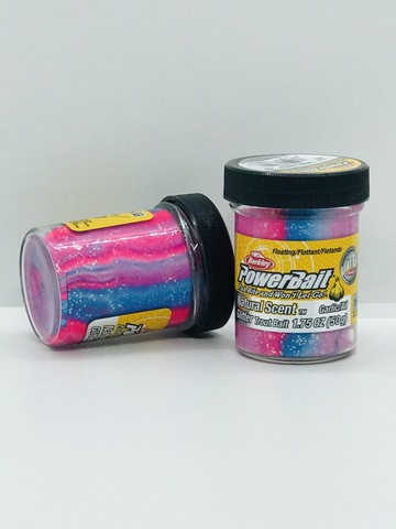 Паста Berkley Natural Scent Glitter Trout Bait Garlic Captain America 50G BGTGCA2 (Чеснок) капитан Америка с блёстками, 6шт/уп