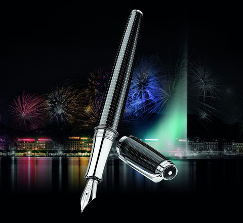 Ручка перьевая Caran d'Ache Leman de Nuit SP, F (4799.009)