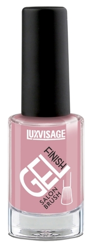 Gel finish Лак для ногтей тон 35 холодный дымчато-розовый 9г Lux Visage — фото 3