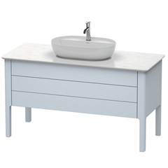 Duravit Luv LU956609797 База напольная, 743x1388x570,1 2 выдв.ящика, цвет светло-голубой шелковисто-матовый фото