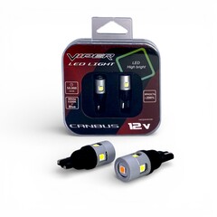 LED лампы Т10 (2835) 5SMD White-Yellow (функция приветствия)