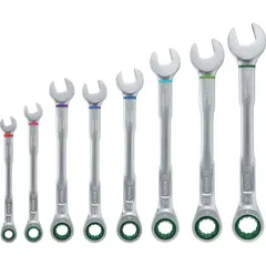 Набор комбинированных ключей с трещоткой 8 шт. BOSCH 1600A027PS