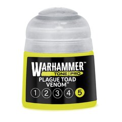 Warhammer Tone Pro Plague Toad Venom 5 — краска для миниатюр, 12 мл (20-215)