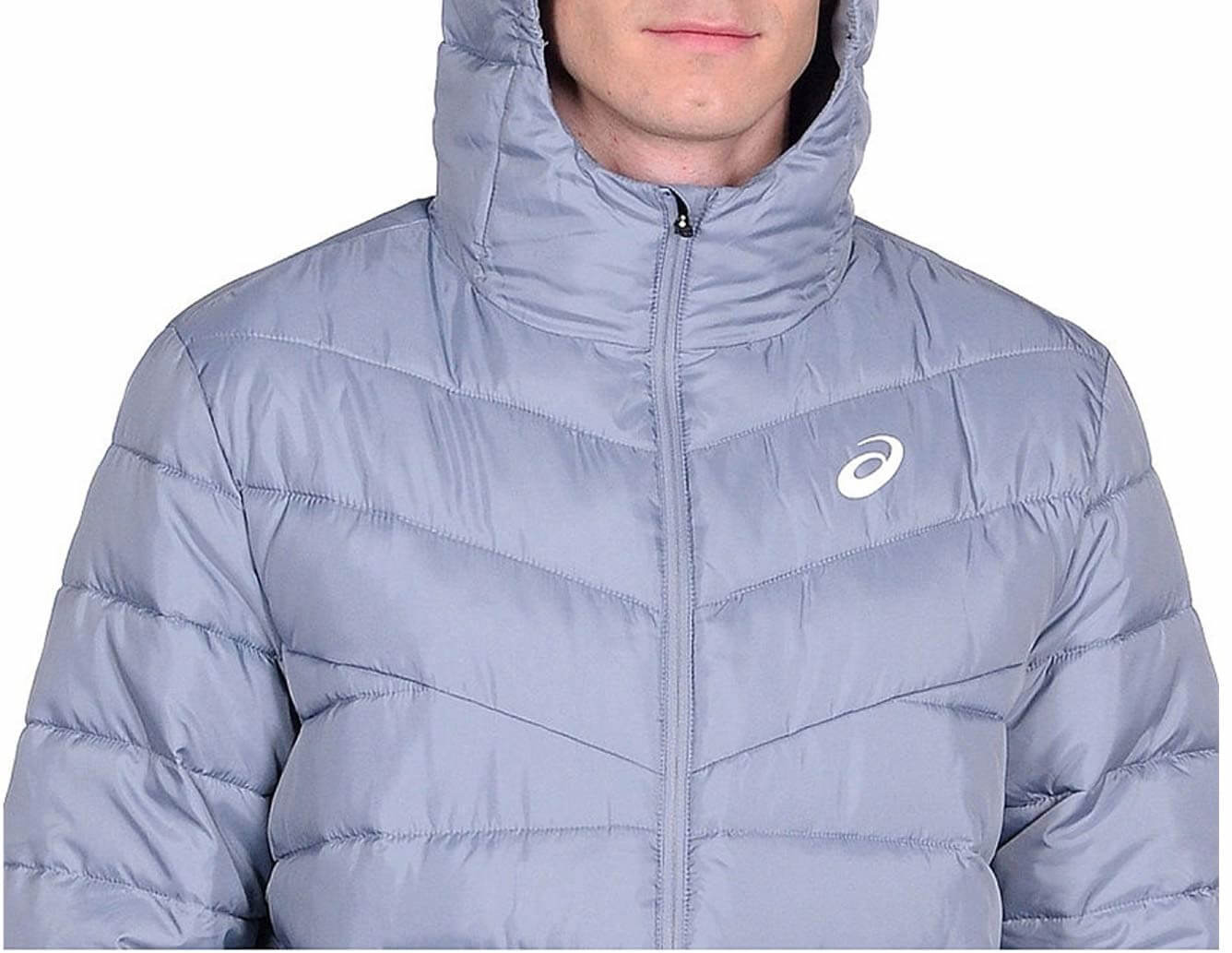 Asics Padded Jacket утепленная куртка мужская серая - 3