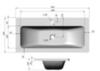 BelBagno Etna-M BB800/380-LV-MR-ETN Раковина из искусственного мрамора, 80x45, цвет: белый