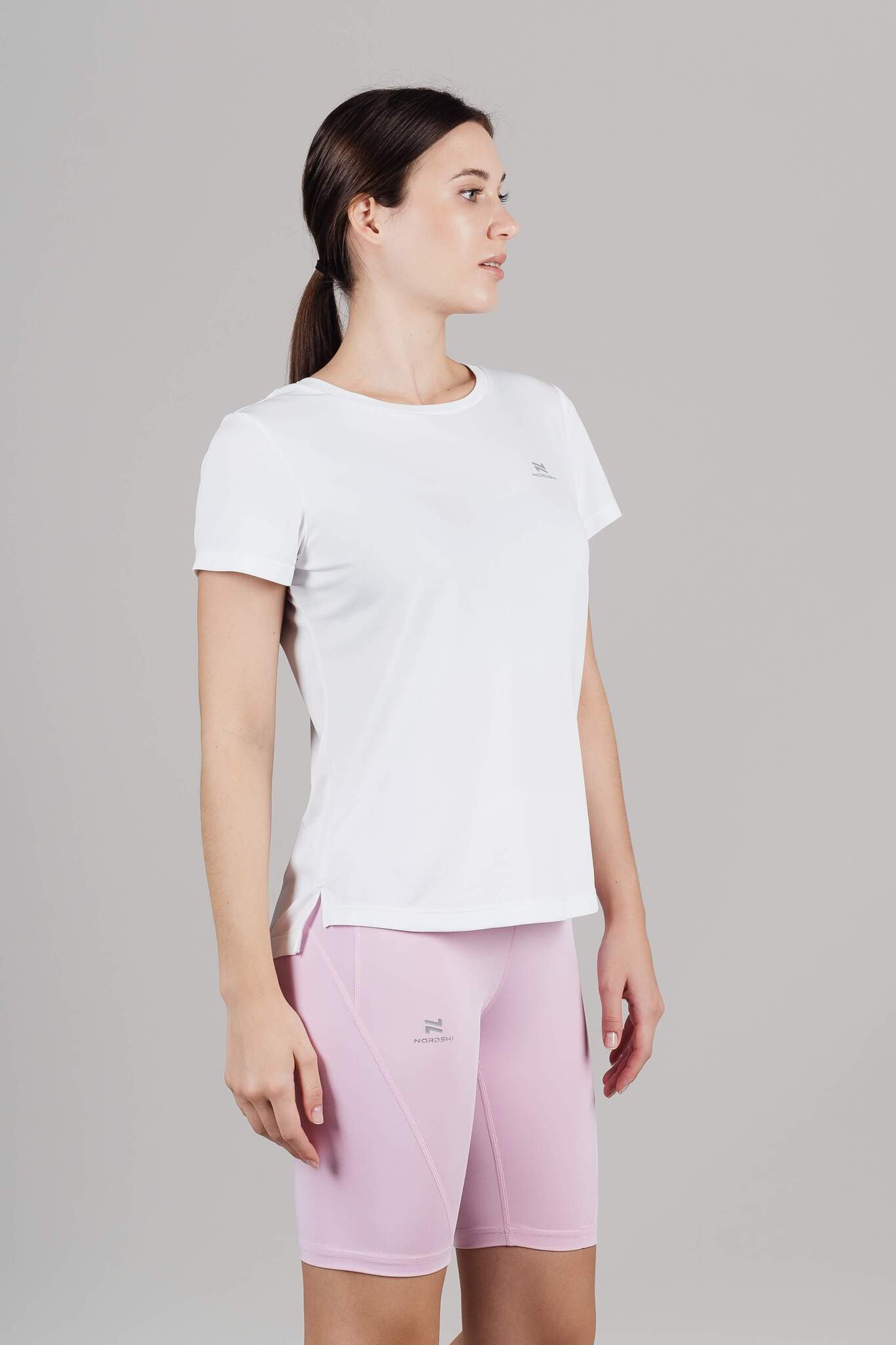 Женский комплект для тренировок Nordski Run white-peony - 2