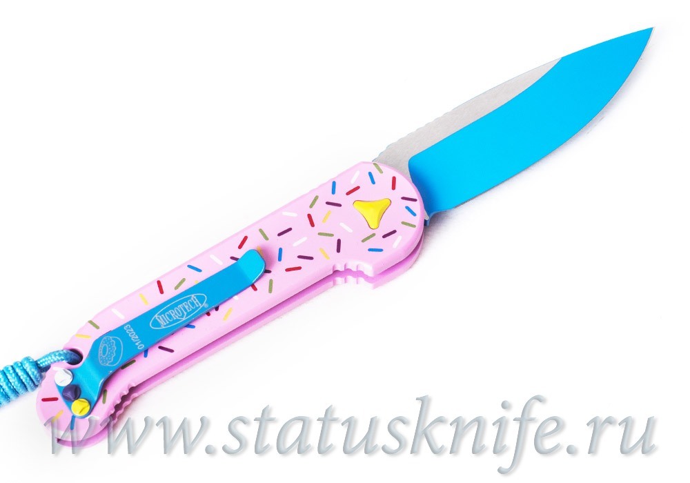 Нож Microtech LUDT 135-1DW Exclusive Dessert Warrior Donut Pink
